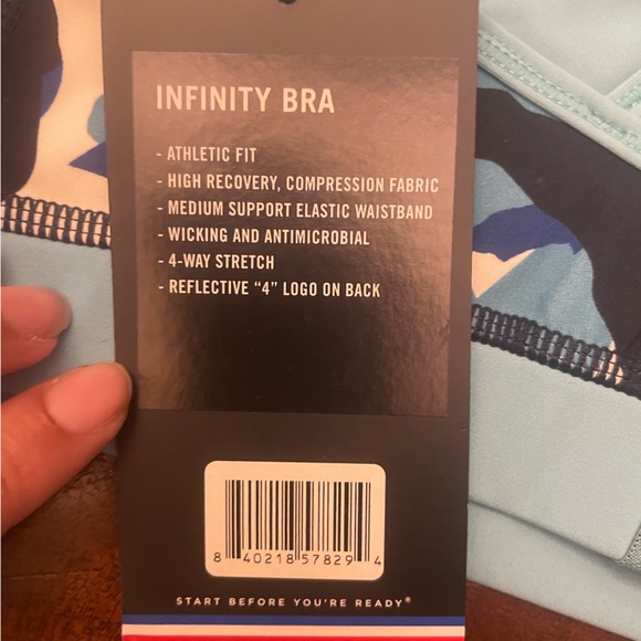 Fourlaps Infinity Sports Bra Crisp Camo/Porcelain - Picture 4 of 6